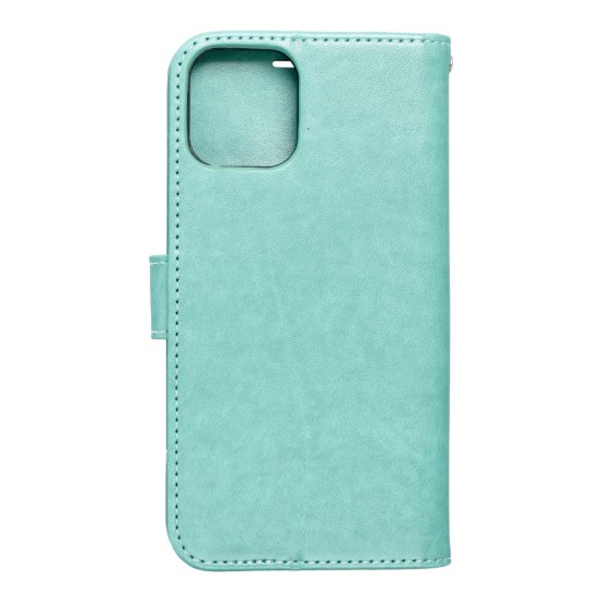 Forcell Mezzo Book Case для Samsung Galaxy A16 4G A165 / A16 5G A166 - Бирюзовый / Дерево - чехол-книжка со стендом / подставкой и шнурком