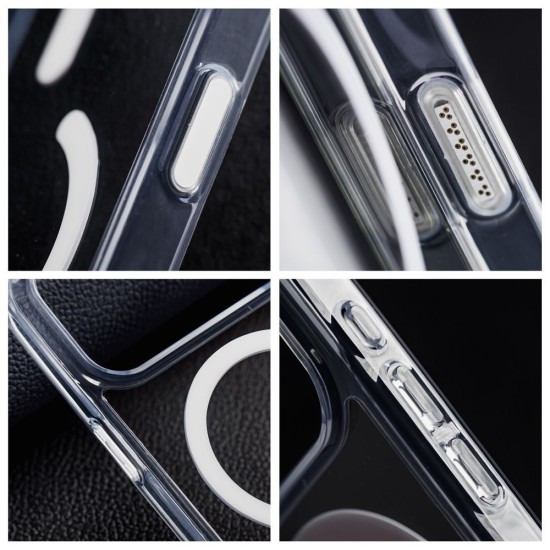 Forcell F-Protect Hybrid Premium MagSafe Back Case для Samsung Galaxy S26 FE 5G S741 - Прозрачный - противоударный силиконовый-пластиковый чехол-накладка / бампер-крышка