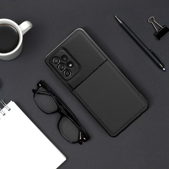 Forcell Noble Back Case для Samsung Galaxy S26 FE 5G S741 - Чёрный - накладка из искусственный кожи с встроенной металической пластиной / бампер-крышка