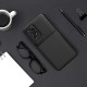 Forcell Noble Back Case для Samsung Galaxy S26 FE 5G S741 - Чёрный - накладка из искусственный кожи с встроенной металической пластиной / бампер-крышка