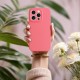 OEM Silicone Back Case with MagSafe (Microfiber Soft Touch) для Apple iPhone 16e / 17e - Розовый - матовая силиконовая накладка / бампер