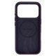 Liavec Silky Metal Camera Frame Back Case with MagSafe priekš Apple iPhone 17 Pro Max / 18 Pro Max - Violets - matēts silikona aizmugures apvalks