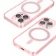 Glitter MagSafe Back Case priekš Apple iPhone 16e / 17e - Прозрачный - силиконовая накладка / бампер-крышка