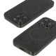 Glitter MagSafe Back Case priekš Apple iPhone 16e / 17e - Чёрный - силиконовая накладка / бампер-крышка
