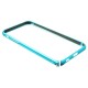 Hippocampal Buckle Metal Bumper Case priekš Apple iPhone 6 / 6S - Zils - alumīnija metāla sānu apvalks / bampers