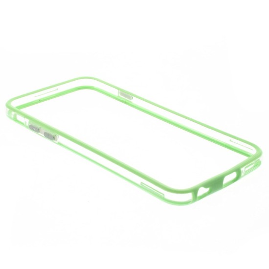 PC TPU Hybrid Bumper Case priekš Apple iPhone 6s 6 4.7 inch - Zaļš - silikona / plastmasas sānu apvalks bampers