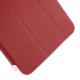 Red for Samsung Galaxy Tab 4 7.0-inch T230 / T235 Toothpick Grain Leather Tri-fold Stand Case - sāniski atverams maciņš ar stendu (ādas maks, grāmatiņa, leather book wallet case cover stand)
