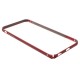LOVE MEI Metal Frame Cover priekš Apple iPhone 6 Plus / 6S Plus - Sarkans - alumīnija metāla sānu apvalks / bampers