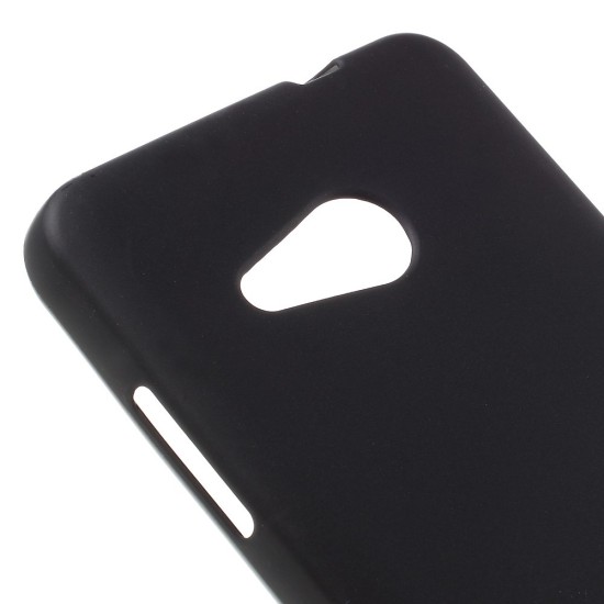 Double-sided Matte TPU Case for Microsoft Lumia 550 - Black - silikona aizmugures apvalks (bampers, vāciņš, slim TPU silicone case cover, bumper)