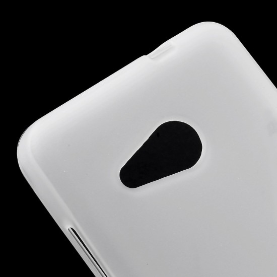 Double-sided Matte TPU Case for Microsoft Lumia 550 - White - silikona aizmugures apvalks (bampers, vāciņš, slim TPU silicone case cover, bumper)