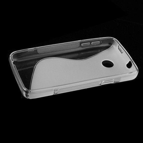 S-curve Streamline TPU Gel Shell for Huawei Ascend Y330 - Transparent - silikona aizmugures apvalks (bampers, vāciņš, slim TPU silicone case cover, bumper)