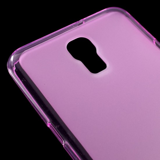 Dual-sided Matte TPU Phone Case for LG X Screen K500n - Rose - silikona aizmugures apvalks (bampers, vāciņš, slim TPU silicone case cover, bumper)