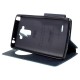 RoarKorea Fancy Diary View LG G4 H815 Wake/Sleep - Gaiši Zils - sāniski atverams maciņš ar stendu un lodziņu (ādas maks, grāmatiņa, leather book wallet case cover stand)