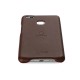LENUO Music Case II Leather Coated PC Cover for Huawei P9 Lite - Brown - ādas aizmugures apvalks (bampers, vāciņš, leather cover, bumper)