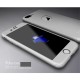 IPAKY Full Protection Hard Cover with Glass (Logo Cutout) priekš Apple iPhone 7 Plus - Sarkans - plastikas aizmugures apvalks ar aizsardzības stiklu (bampers, vāciņš, PU back cover, bumper shell)