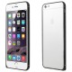 LOVE MEI Metal Frame Cover priekš Apple iPhone 6 Plus / 6S Plus - Melns - alumīnija metāla sānu apvalks / bampers