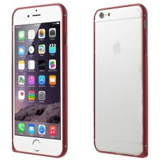 LOVE MEI Metal Frame Cover priekš Apple iPhone 6 / 6S 4.7-inch - Sarkans - alumīnija metāla sānu apvalks / bampers