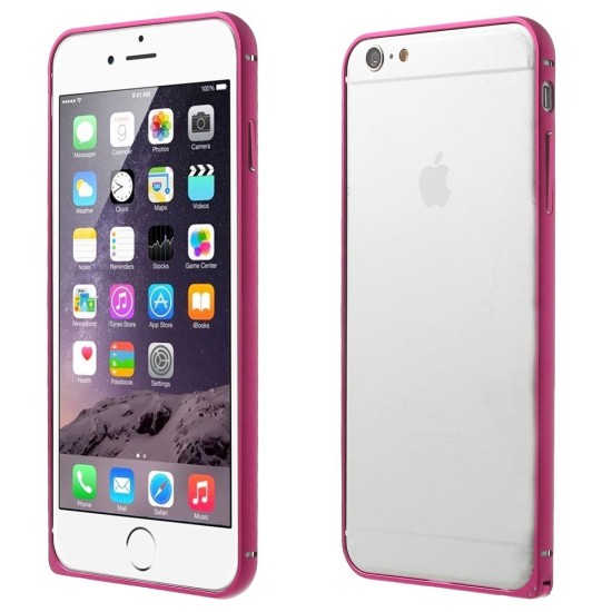 LOVE MEI Metal Frame Cover priekš Apple iPhone 6 / 6S 4.7-inch - Rose - alumīnija metāla sānu apvalks / bampers