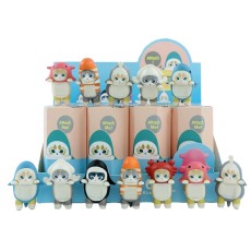 Sonny Angel Hippers (Mofusand Series) Blind Box Decorative Mini Figure (1 pcs.) - Pielīmējama dekoratīva viedierīču figūriņa