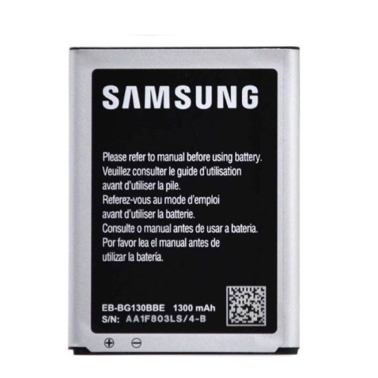 Samsung Galaxy Young 2 G130 Li-on 1300mAh EB-BG130BBE EB-BG130ABE - Oriģināls - telefona akumulators, baterijas telefoniem (cell phone battery)