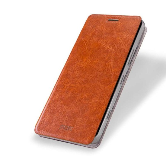 Mofi New Rui priekš Microsoft Lumia 950 XL - Brūns - sāniski atverams maciņš ar stendu (ādas maks, grāmatiņa, leather book wallet case cover stand)