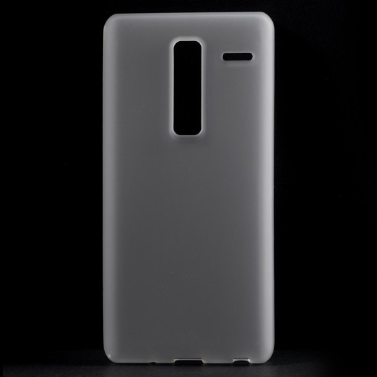Double-sided Frosted TPU Case for LG Zero H650E - White - silikona aizmugures apvalks (bampers, vāciņš, slim TPU silicone case cover, bumper)
