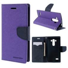 MERCURY GOOSPERY PU Leather Wallet Cover for LG G4 Beat / G4S H735 - Purple - sāniski atverams maciņš ar stendu (ādas maks, grāmatiņa, leather book wallet case cover stand)