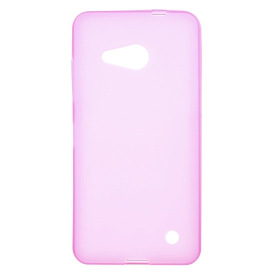 Double-sided Matte TPU Case for Microsoft Lumia 550 - Rose - silikona aizmugures apvalks (bampers, vāciņš, slim TPU silicone case cover, bumper)