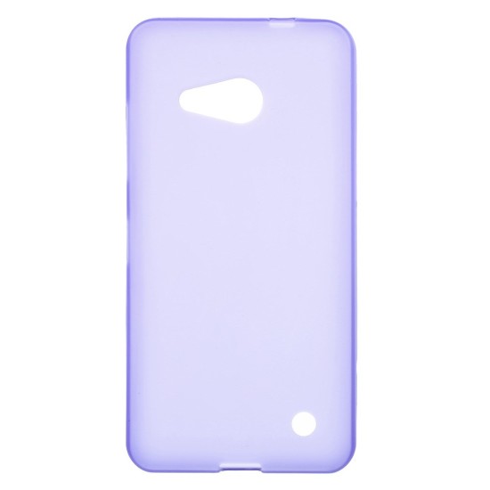 Double-sided Matte TPU Case for Microsoft Lumia 550 - Purple - silikona aizmugures apvalks (bampers, vāciņš, slim TPU silicone case cover, bumper)