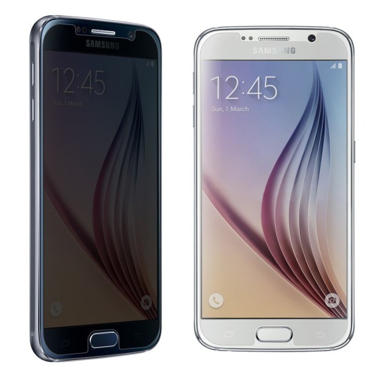 Anti-Spy Privacy Tempered Glass Screen Protective Film priekš Samsung Galaxy S4 i9500 i9505 i9515 - Ekrāna Aizsargstikls / Bruņota Stikla Aizsargplēve