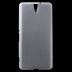 Frosted Gel TPU Case for Sony Xperia C5 Ultra E5553 / E5563 / E5533 Dual - Transparent - silikona aizmugures apvalks (bampers, vāciņš, slim TPU silicone case cover, bumper)