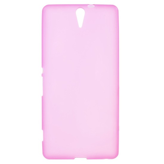 Frosted Gel TPU Case for Sony Xperia C5 Ultra E5553 / E5563 / E5533 Dual - Rose - silikona aizmugures apvalks (bampers, vāciņš, slim TPU silicone case cover, bumper)