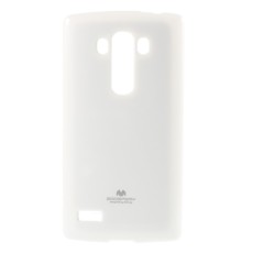 MERCURY GOOSPERY Jelly Glitter Powder TPU Case for LG G4 Beat / G4S H735 - White - silikona aizmugures apvalks (bampers, vāciņš, slim TPU silicone case cover, bumper)
