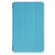 Tri-fold Stand PU Smart Auto Wake/Sleep Leather Case priekš Huawei MediaPad T2 10 Pro (FDR-A01L / A04L / A01w / A03L) - Baby Blue - sāniski atverams maciņš ar stendu