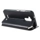 RoarKorea Noble View priekš Asus Zenfone 3 Max ZC520TL - Tumši Zils - sāniski atverams maciņš ar stendu un lodziņu (ādas maks, grāmatiņa, leather book wallet case cover stand)