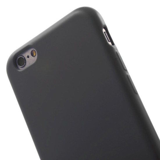 RoarKorea All Day Colorful Jelly Case priekš LG X Screen K500n - Melns - matēts silikona apvalks (bampers, vāciņš, slim TPU silicone cover shell, bumper)