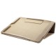 Litchi Skin Auto-wake/sleep Stand Protective Leather Cover priekš Apple iPad Pro 10.5 (2017) / Air 3 10.5 (2019) - Zelts - sāniski atverams maciņš ar stendu (ādas maks, grāmatiņa, leather book wallet case cover stand)