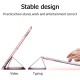 Tri-fold Stand PU Smart Auto Wake/Sleep Leather Case priekš Apple iPad Pro 10.5 (2017) / Air 3 10.5 (2019) - Rozā Zelts - sāniski atverams maciņš ar stendu