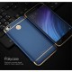 IPAKY 3-In-1 Electroplating PC Hard Back Cover for Xiaomi Redmi 4X - Blue - plastikas aizmugures apvalks (bampers, vāciņš, PU back cover, bumper shell)