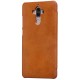 NILLKIN Qin Series Smart View Leather Case Cover priekš Huawei Mate 9 - Brūns - sāniski atverams maciņš ar lodziņu (ādas maks, grāmatiņa, leather book wallet case cover)
