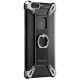 Nillkin Barde Series Metal Frame Case priekš Huawei P10 Plus - Melns - alumīnija apvalks (bampers, vāciņš, slim cover shell, bumper)