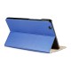 Sand-like Texture Leather Smart Case with Stand for Huawei MediaPad M3 8.4 - Blue - sāniski atverams maciņš ar stendu (ādas maks, grāmatiņa, leather book wallet case cover stand)