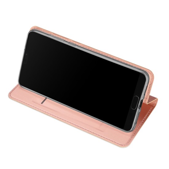 Dux Ducis Skin Pro series priekš Xiaomi Redmi Note 5A Prime - Rozā Zelts - sāniski atverams maciņš ar magnētu un stendu (ādas maks, grāmatiņa, leather book wallet case cover stand)