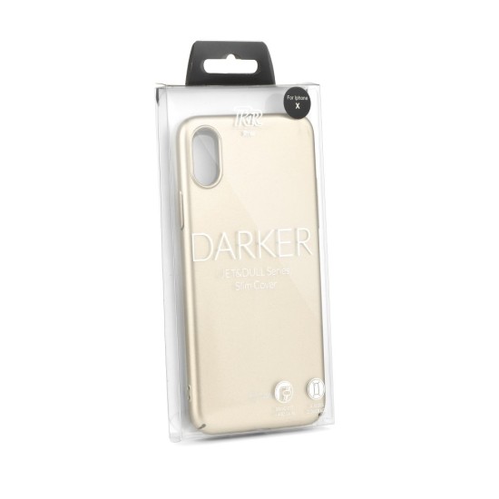 RoarKorea Darker series Matte Hard Protective Back Case priekš Huawei Y6 (2018) - Zelts - matēts plastikas aizmugures apvalks (bampers, vāciņš, PU back cover, bumper shell)