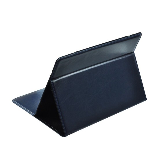 Blun Universal Book Case Stand Cover priekš 8 inch Tablet PC - Tumši Zils - Universāls sāniski atverams maks planšetdatoriem ar stendu (ādas grāmatiņa, leather book wallet case cover stand)