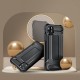 Forcell Armor Case priekš Apple iPhone 7 - Melns (ar izgriezumu) - triecienizturīgs silikona aizmugures apvalks / bampers-vāciņš