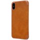 NILLKIN Qin Series Card Holder Leather Flip Case для Apple iPhone XR - Коричневый - чехол-книжка (кожаный чехол книжка, leather book wallet case cover)