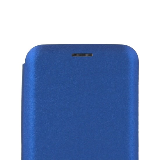 Smart Diva priekš Huawei Y6 (2018) - Zils - sāniski atverams maciņš ar stendu (ādas maks, grāmatiņa, leather book wallet case cover stand)