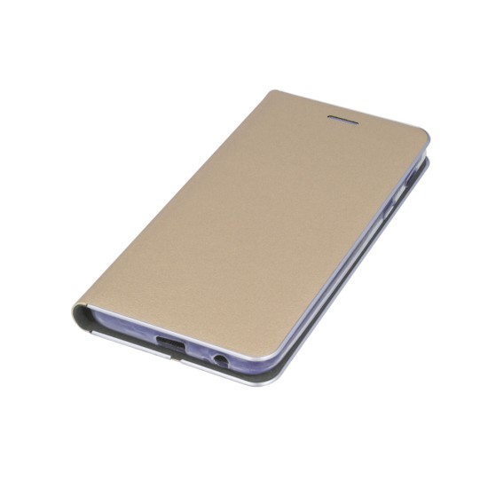 Smart Venus Book Case priekš Xiaomi Redmi 5 - Zelts - sāniski atverams maciņš ar stendu (ādas maks, grāmatiņa, leather book wallet case cover stand)