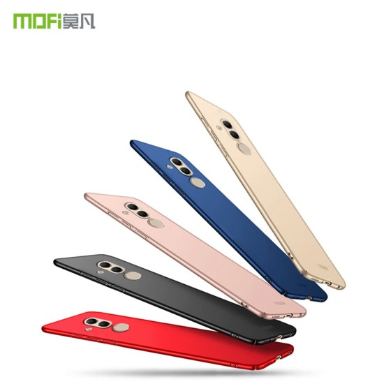 MOFI Shield Slim Plastic Phone Casing priekš Huawei Mate 20 Lite - Melns - matēts plastikas aizmugures apvalks (bampers, vāciņš, slim silicone cover shell, bumper)